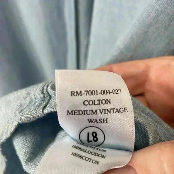 NWT Rails Colton Shirt Medium Vintage Wash size XXL - Picture 9 of 15